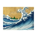Canvas print De grote golf van Kanagawa Hokusai Aanbod