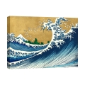 Canvas print De grote golf van Kanagawa Hokusai Aanbieding