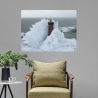 Canvasprint Faraglione Onder Storm Phare de Kéréon Jean Guichard Korting