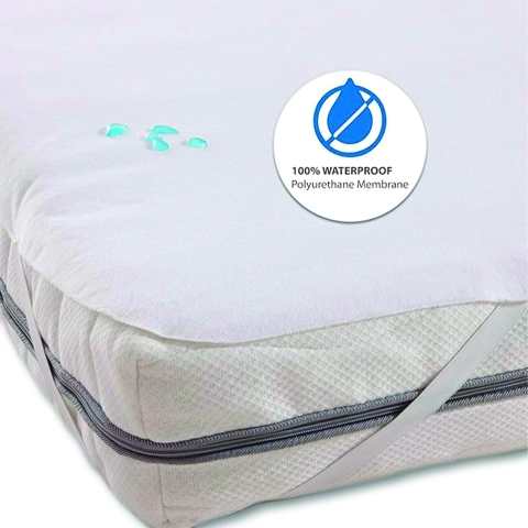 Waterdichte matrastopper voor tweepersoonsbed 160x200cm Huston Aanbieding