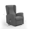 Relax fauteuil in stof met 2 motoren, wielen en sta-op functie Trilly 