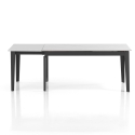 Moderne uitschuifbare eettafel 90x160-400 met marmerlook Harper Kortingen