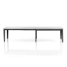 Uitschuifbare moderne eettafel 90x160-400 marmerlook Harper Voorraad