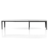 Moderne uitschuifbare eettafel 90x160-400 met marmerlook Harper Keuze