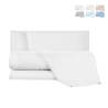 Beddenset voor tweepersoonsbed van katoen met lakens en 2 kussenslopen Toronto Aanbieding