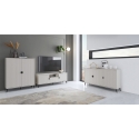 Moderne hoge kast 2 deuren voor woonkamer keuken Danielle Aanbod