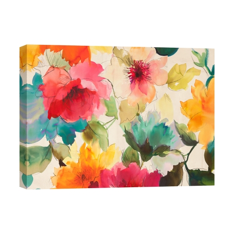 Canvas schilderij bloemenprint Harmonic Spring Kelly Parr Aanbieding