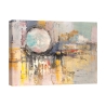 Abstracte kleurrijke schilderij op modern canvas Zonsondergang van de maan Lucas Aanbieding
