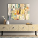 Modern kleurrijk abstract canvas schilderij Lente Kleuren Lucas Verkoop