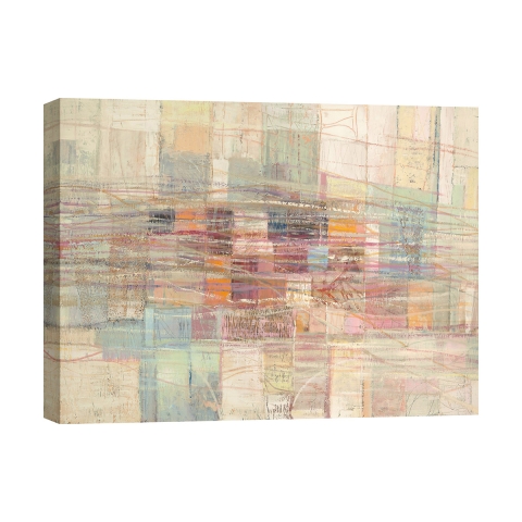 Moderne abstracte canvasprint Stad op afstand Lucas Aanbieding