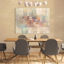 Moderne abstracte canvasprint Stad op afstand Lucas Verkoop