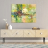 Moderne abstracte canvasprint Volle maan Lucas Korting
