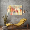 Moderne abstracte canvas schilderij Kleuren weerspiegeld Lucas Verkoop