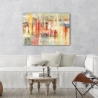 Moderne abstracte canvas schilderij Kleuren weerspiegeld Lucas Korting
