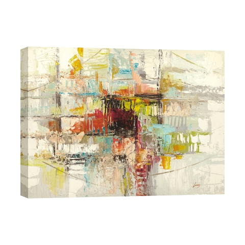 Abstract modern schilderij op canvas Lieve pensiero Lucas Aanbieding