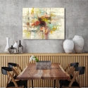 Abstract modern schilderij op canvas Lieve pensiero Lucas Korting