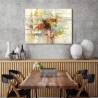 Abstract modern schilderij op canvas Lieve pensiero Lucas Korting