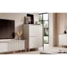 Kergi design hoge kast met 3 deuren voor woonkamer en hal Kortingen
