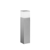 Zilverkleurige metalen tuinlamp h60cm Booster Aanbod