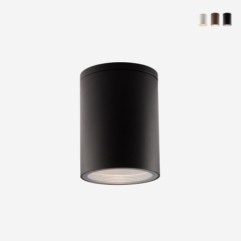 Moderne buitenplafondlamp cilindervormig in aluminium Citizen Aanbieding