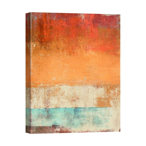 Abstracte canvasprint Afternoon Seaside van Ludwig Maun Aanbieding