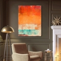 Abstracte canvasprint Afternoon Seaside van Ludwig Maun Verkoop