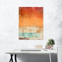 Abstracte canvasprint Afternoon Seaside van Ludwig Maun Korting