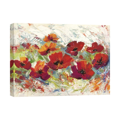 Bloemenkunst op canvas Papaveri in Estate door Luigi Florio Aanbieding