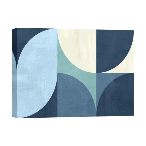 Moderne geometrische canvasprint abstract Moonlight Sandro Nava Aanbieding