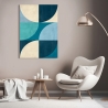Abstract geometrisch schilderij op canvas Deep Waters Sandro Nava Verkoop
