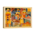 Abstract geometrisch schilderij op canvas Temple Gardens Paul Klee Aanbieding