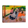 Impressionistisch schilderij op canvas doek The Siesta Paul Gauguin Aanbieding