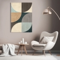 Abstract geometrisch canvas schilderij De Luxe I Sandro Nava Verkoop