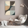Abstract geometrisch canvas schilderij De Luxe I Sandro Nava Verkoop
