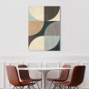 Abstract geometrisch canvas schilderij De Luxe I Sandro Nava Korting