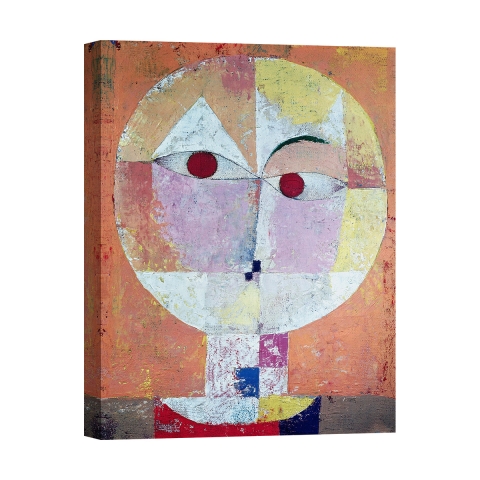 Moderne impressionistische canvasafdruk Senecio (detail) Paul Klee Aanbieding
