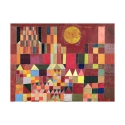 Impressionistisch kunstwerk op canvas Castle and Sun (detail) Paul Klee Aanbod