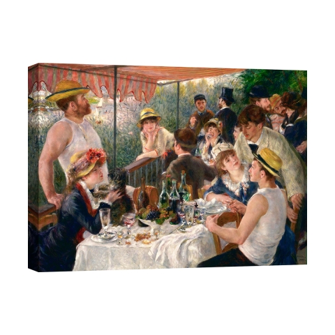 Impressionistisch schilderij op canvas Luncheon of the Boating Party Renoir Aanbieding