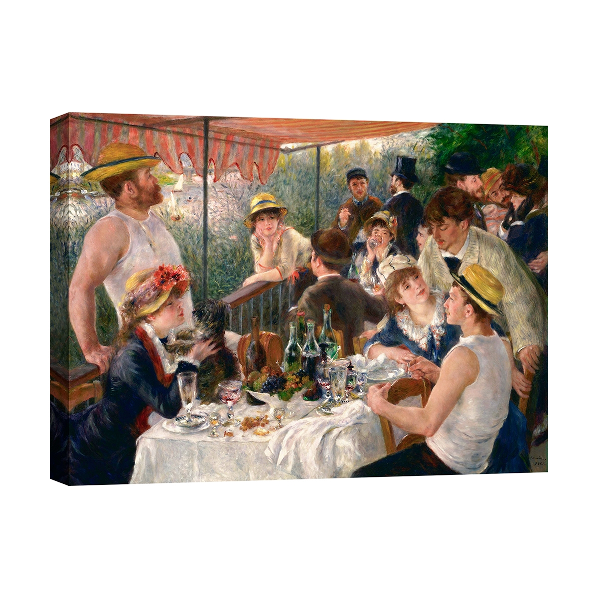 Impressionistisch schilderij op canvas Luncheon of the Boating Party Renoir Aanbieding Impressionistisch schilderij op canvas Luncheon of the Boating Party Renoir Aanbieding