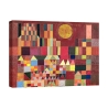 Impressionistisch kunstwerk op canvas Castle and Sun (detail) Paul Klee Aanbieding