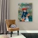 Impressionistische canvasprint Le due sorelle (sulla terrazza) Renoir Verkoop
