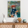 Impressionistische canvasprint Le due sorelle (sulla terrazza) Renoir Korting