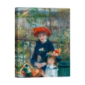 Impressionistische canvasprint Le due sorelle (sulla terrazza) Renoir Aanbieding