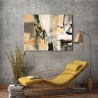 Moderne abstracte canvasprint In costruzione Maurizio Piovan Verkoop