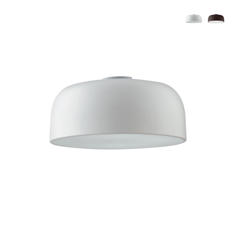 Moderne ronde metalen plafondlamp 38 cm Bristrot Aanbieding