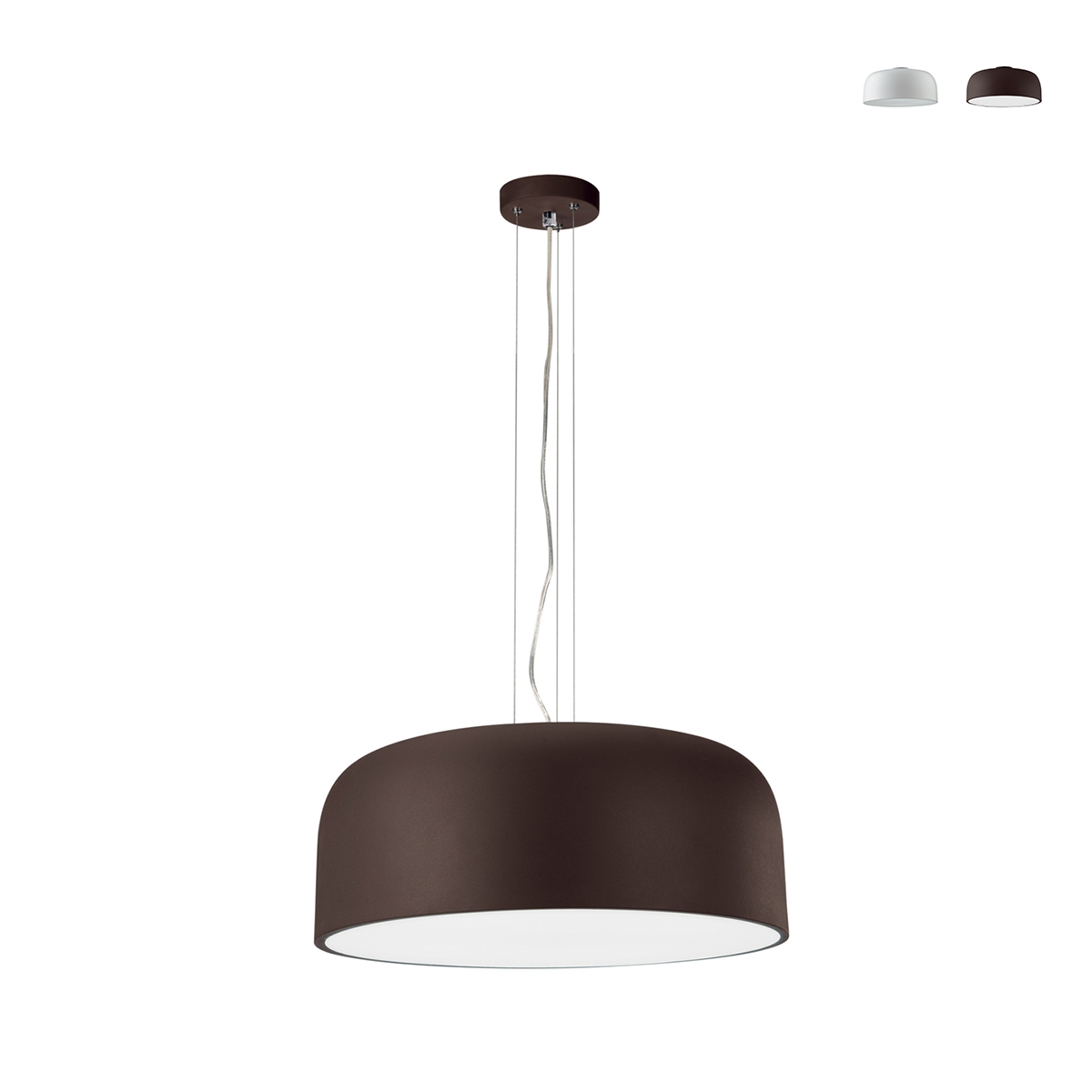 Ronde hanglamp 52cm met metalen kap Bistrot Aanbieding Ronde hanglamp 52cm met metalen kap Bistrot Aanbieding