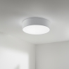 Moderne ronde plafondlamp 57cm van metaal en kleurrijke stof Capital Verkoop