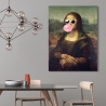Popart canvas schilderij Leisure Time, Mona Lisa van Matt Spencer Verkoop