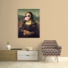 Popart canvas schilderij Leisure Time, Mona Lisa van Matt Spencer Korting