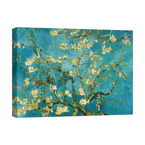 Canvas schilderij impressionisme Amandelbloesem Vincent van Gogh Aanbieding